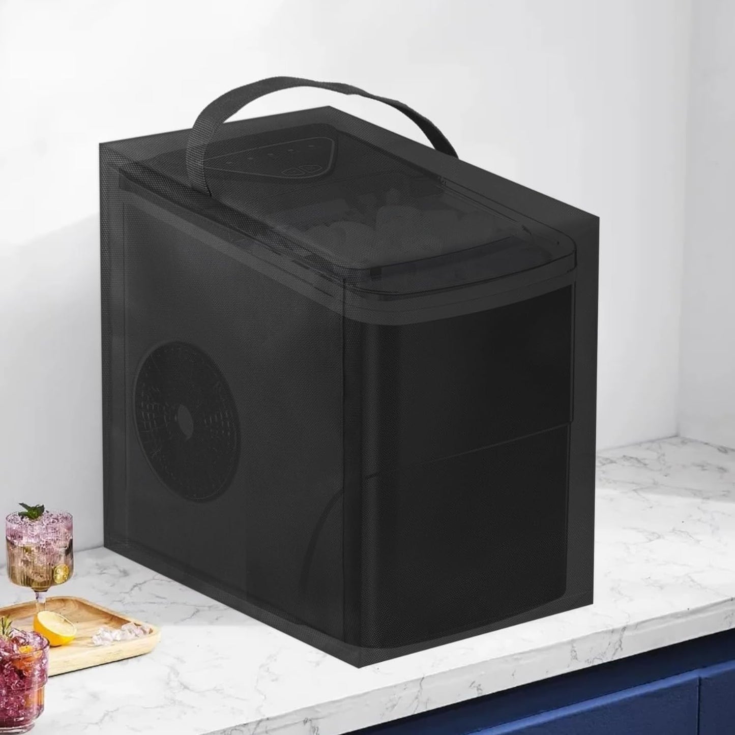 Ice Maker Cover,Suitable for Countertop Ice Maker Machine, Waterproof& Dustproof