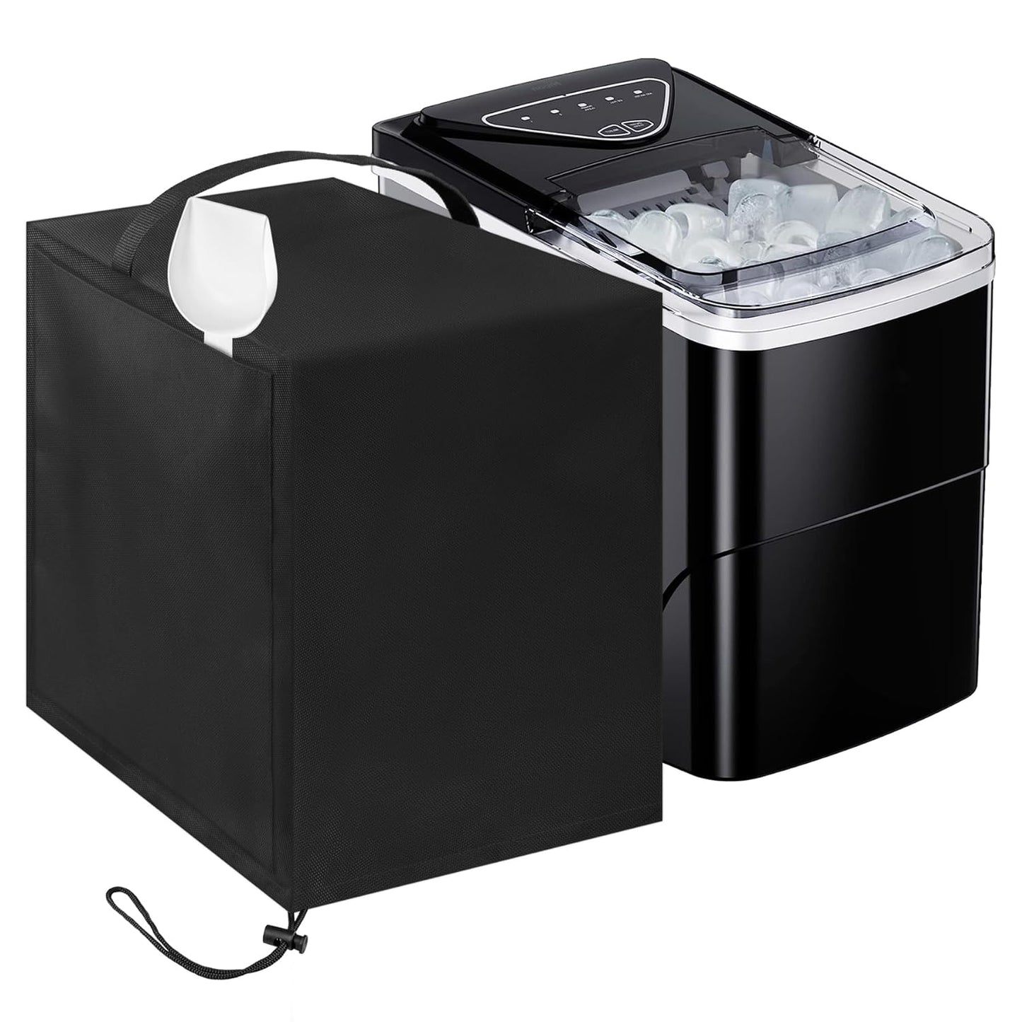 Ice Maker Cover,Suitable for Countertop Ice Maker Machine, Waterproof& Dustproof