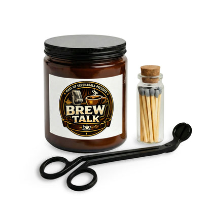 Brew Talk - Candle Set with Matches and Wick Trimmer
