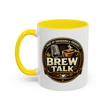 Brew Talk - Accent Coffee Mug (11, 15oz)