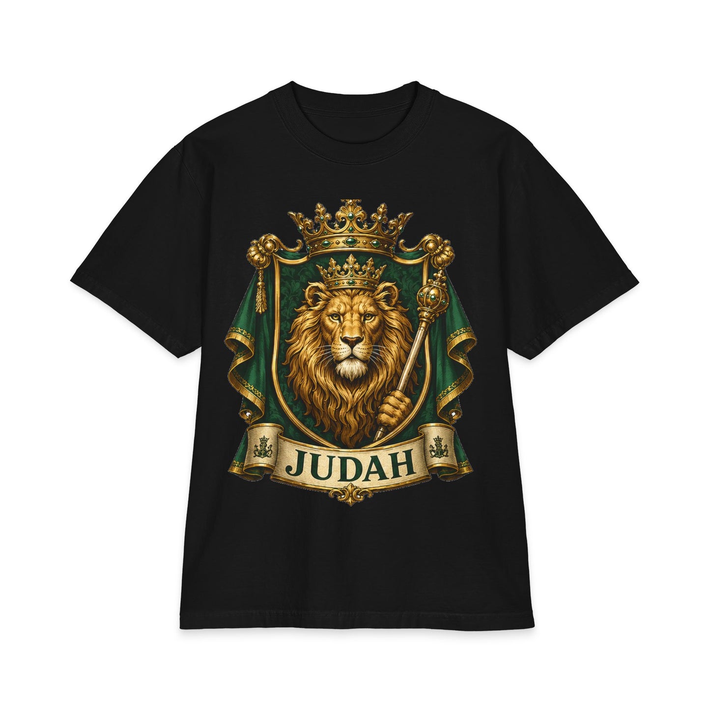 Judah Crest - Unisex Max Heavyweight Short Sleeve