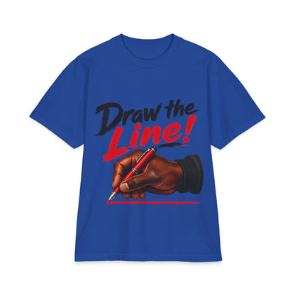 Draw The Line - Unisex Max Heavyweight Short Sleeve