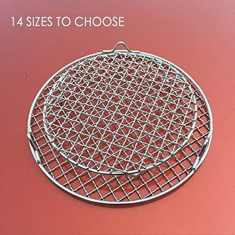 Grill Wire Cooling Racks for Oven Use Dia 11" Stainless round Cooking Racks for Barbecue Air Fryer Instant Pot Pressure Cooker Canning Dutch Oven (280Mm/11)