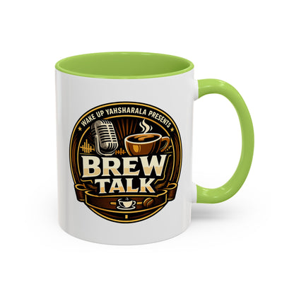 Brew Talk - Accent Coffee Mug (11, 15oz)