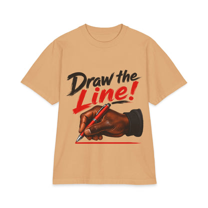 Draw The Line - Unisex Max Heavyweight Short Sleeve