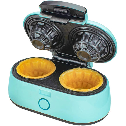 Double Waffle Bowl Maker, Blue