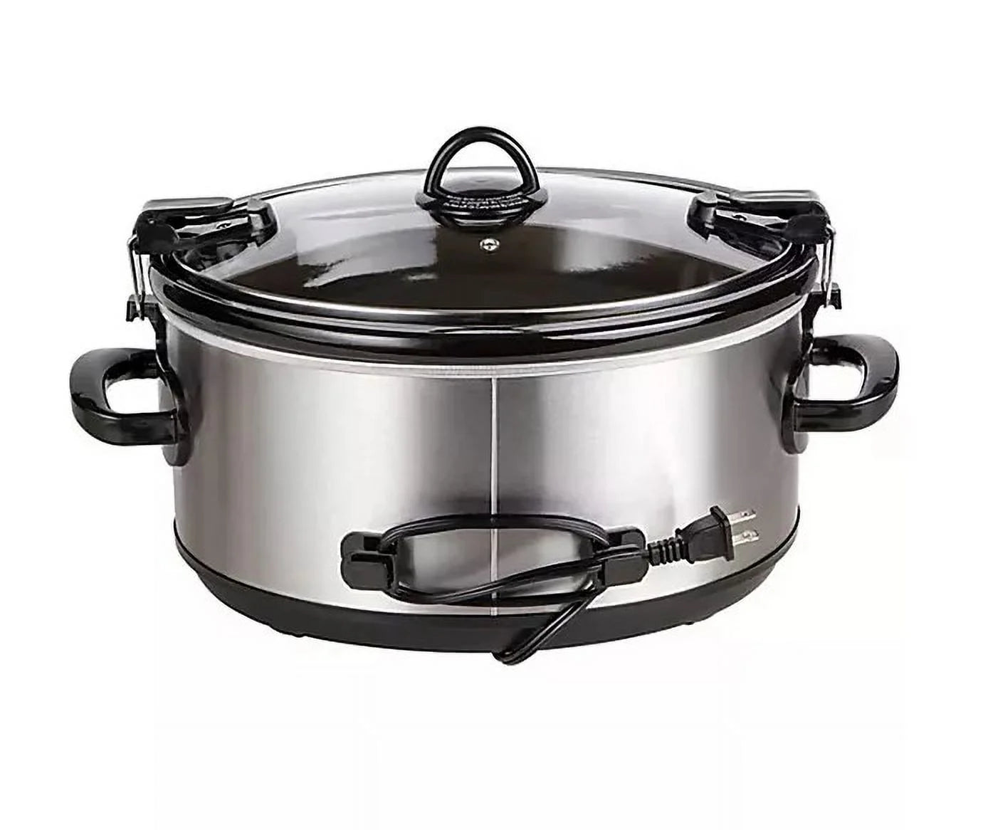 7 Quart-Crock Cook & Carry Digital Countdown Stainless Steel Slow Cooker