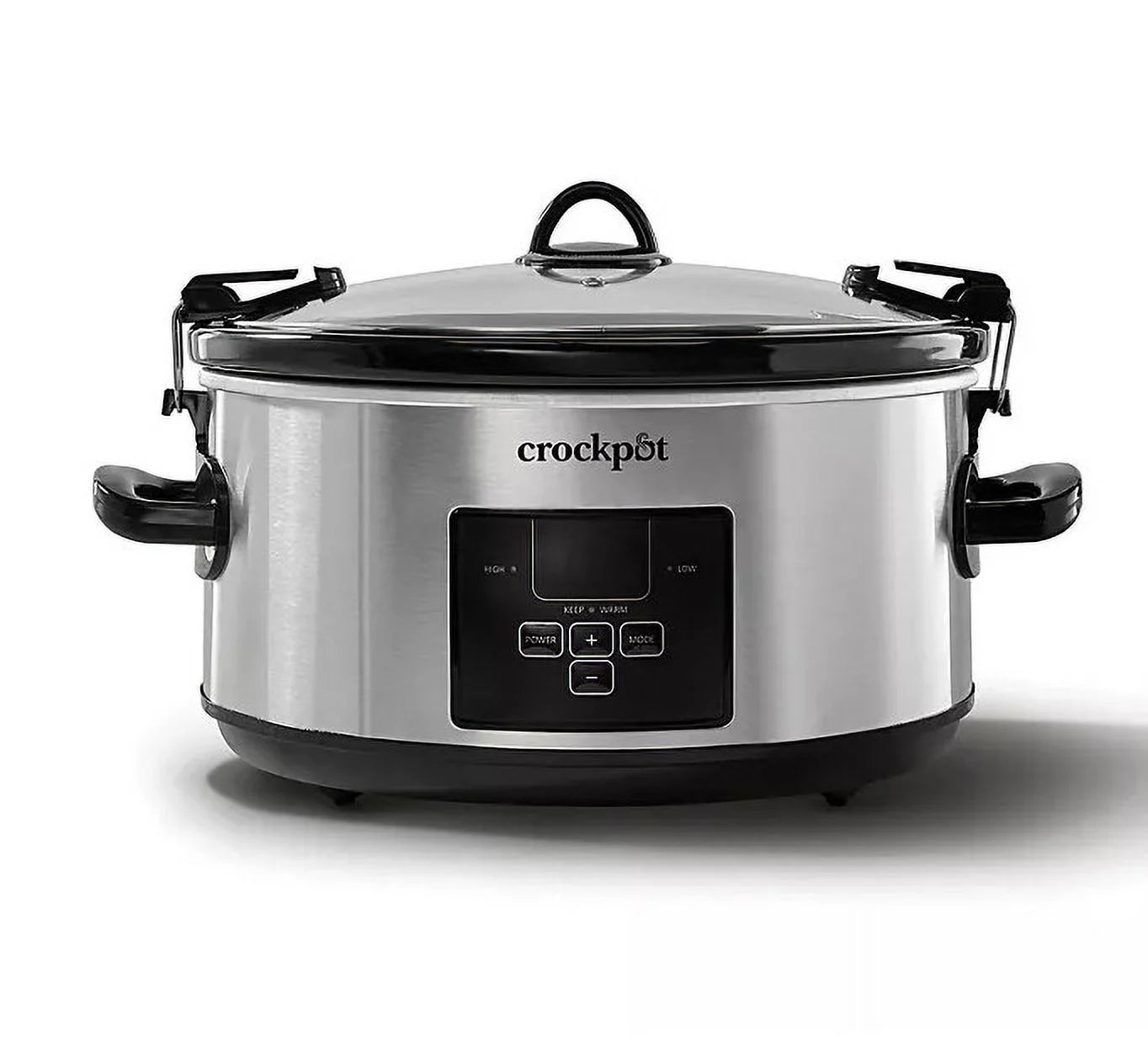 7 Quart-Crock Cook & Carry Digital Countdown Stainless Steel Slow Cooker