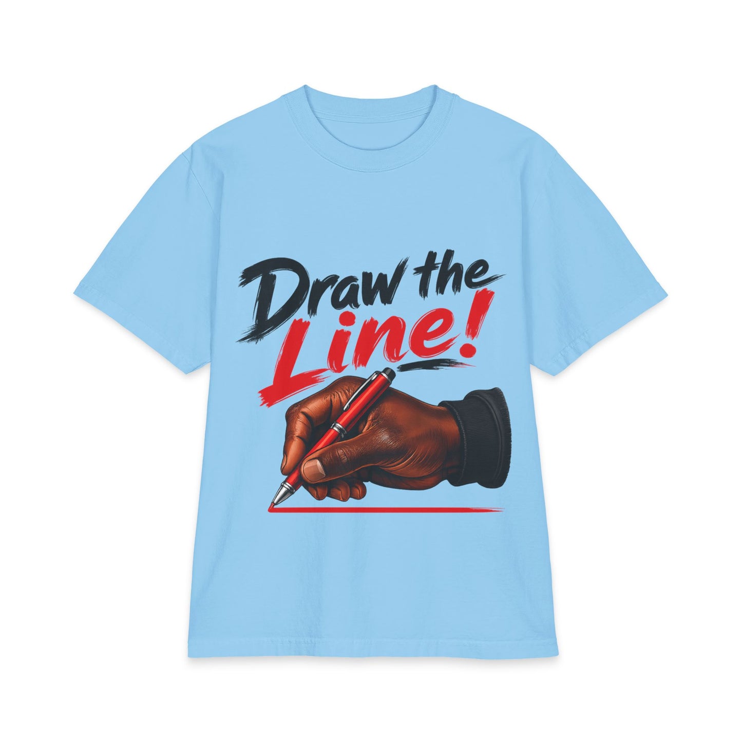Draw The Line - Unisex Max Heavyweight Short Sleeve