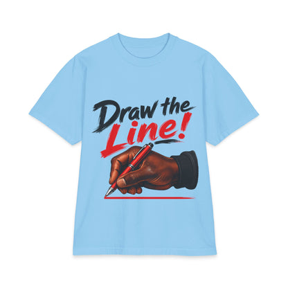 Draw The Line - Unisex Max Heavyweight Short Sleeve