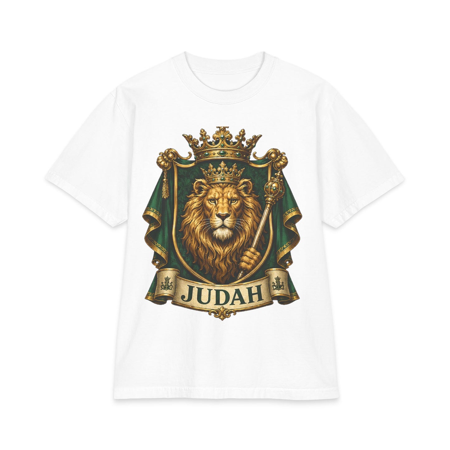 Judah Crest - Unisex Max Heavyweight Short Sleeve