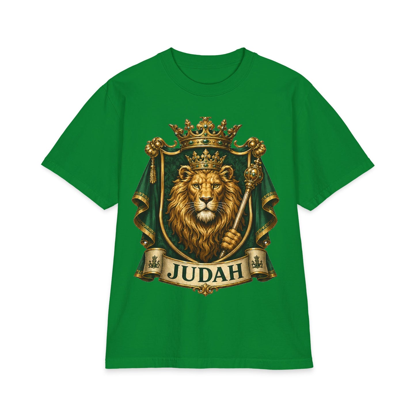 Judah Crest - Unisex Max Heavyweight Short Sleeve