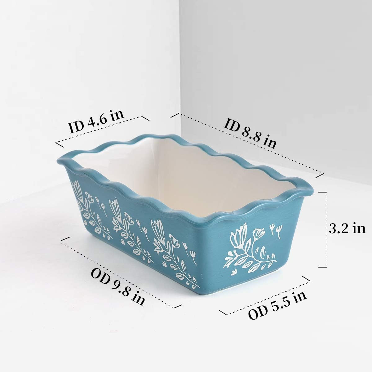 Loaf Pan Bread Pan Ceramic Loaf Pans for Baking Porcelain Baking Pans Nonstick Bread Pans for Baking