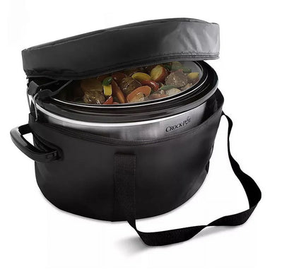 7 Quart-Crock Cook & Carry Digital Countdown Stainless Steel Slow Cooker