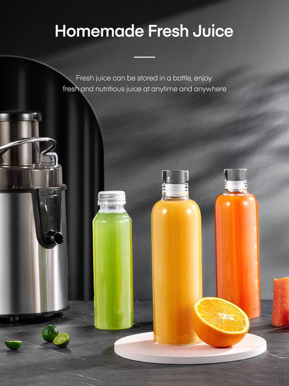 Juicer Machines Upgraded 400W Motor,Cleaning Brush and Recipe Included with 3 Speed Control